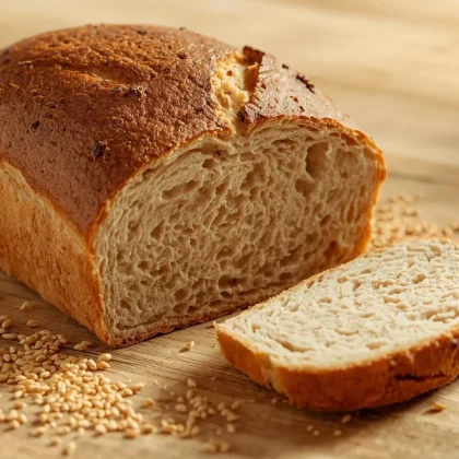 Pan 100% integral de masa madre